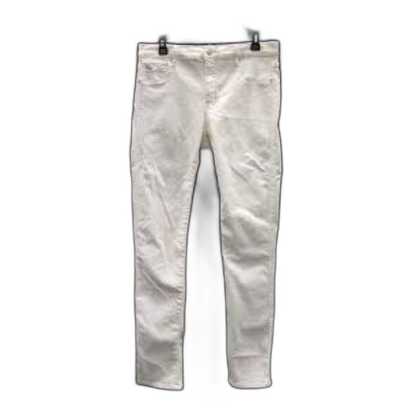 Joe's Jeans Mid Rise Cream Ankle Cropped Cotton Blend Jeans 26 - Picture 1 of 11